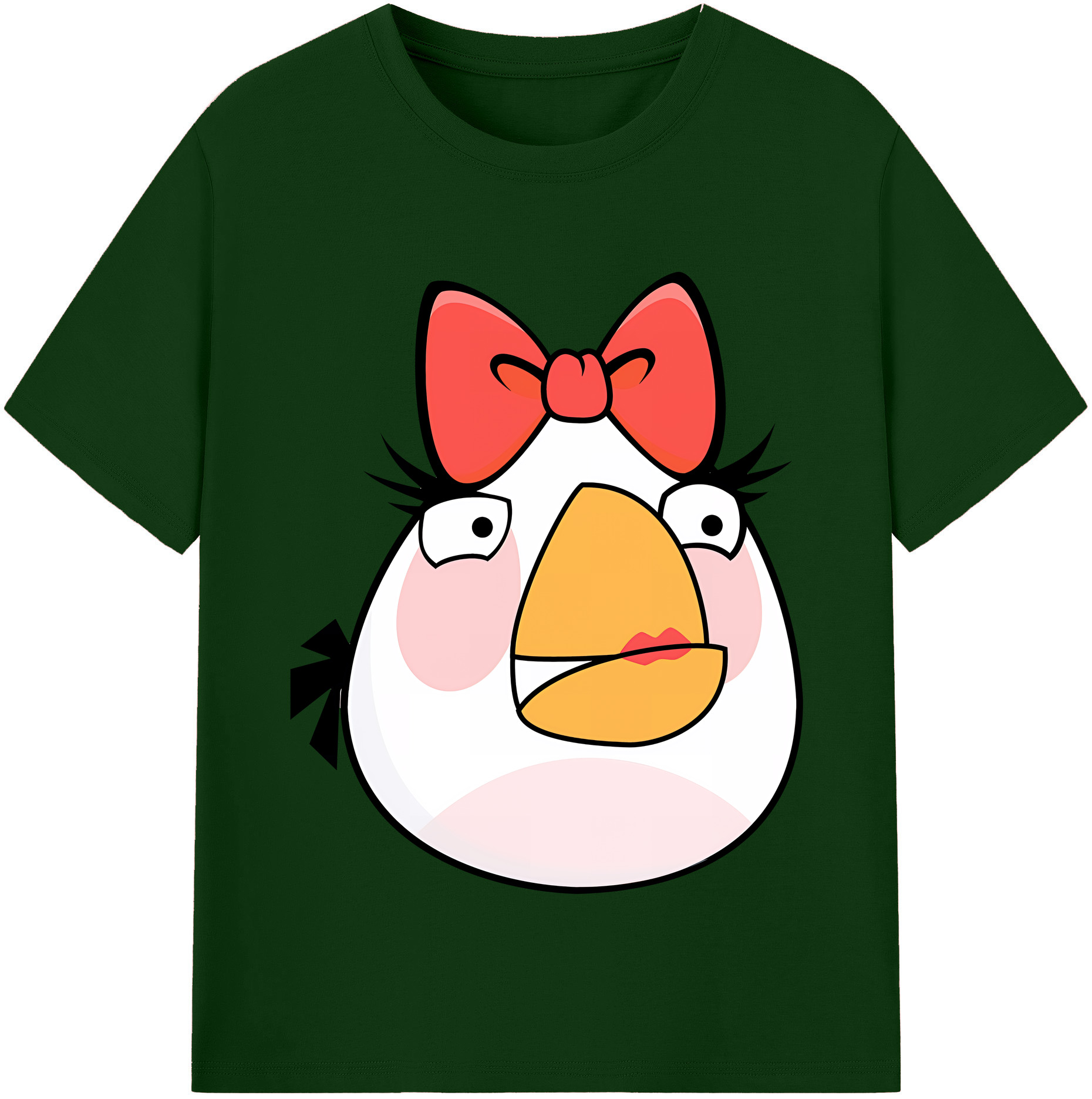 （画像用） Angry Birds アングリーバード 綿100％半袖Tシャツ（フロントプリント）